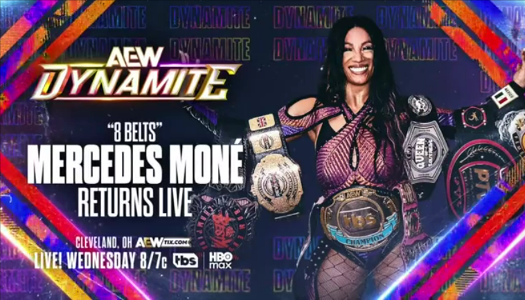Mercedes Mone To Returns On 8/6 AEW Dynamite