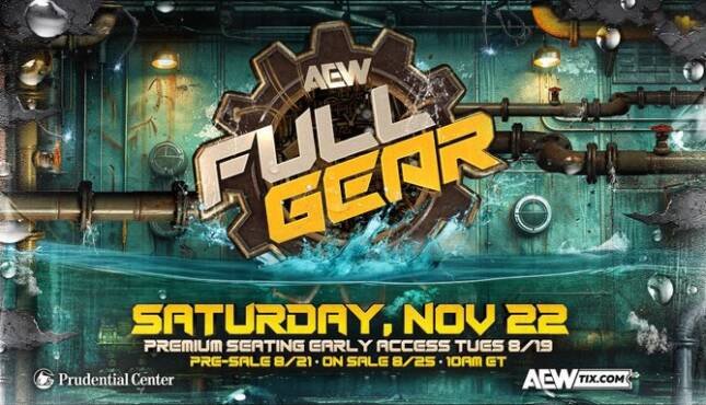 AEW Full Gear Set To Take Place In New Jersey On November 22