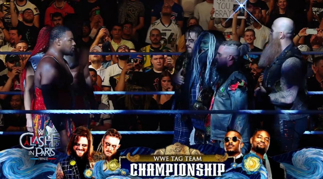The WYATT SICKS vs Street Profits for the Tag Titles has been added to ‘CLASH IN PARIS’