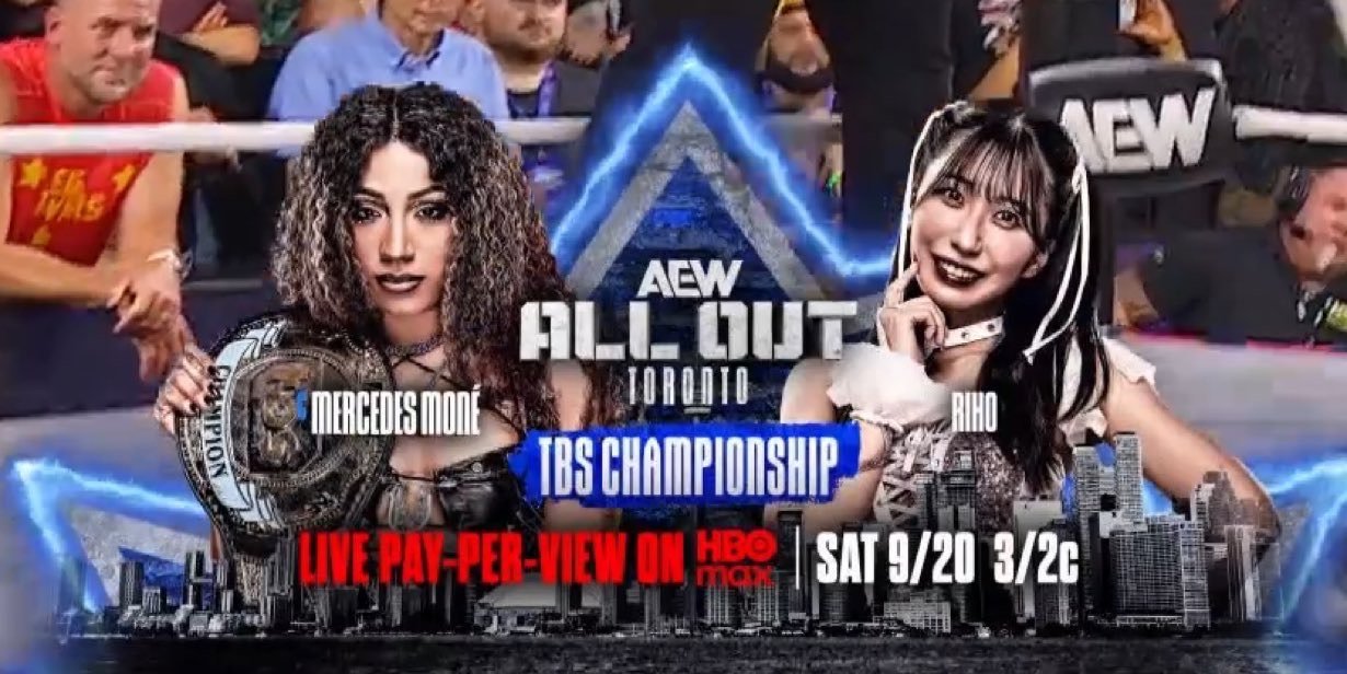 Mercedes Moné vs Riho for the TBS Championship Is Set for AEW All Out