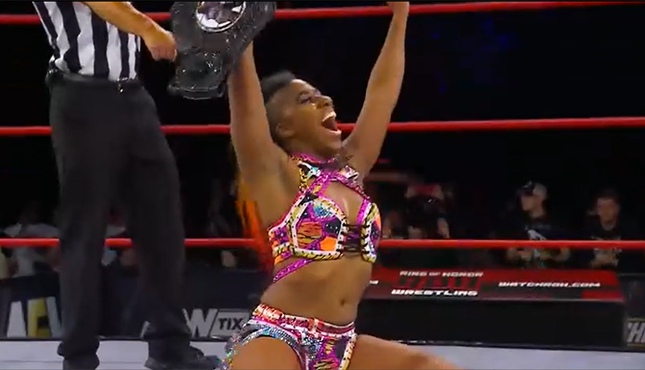 Athena Hits 1000 Days As ROH Women’s Champion