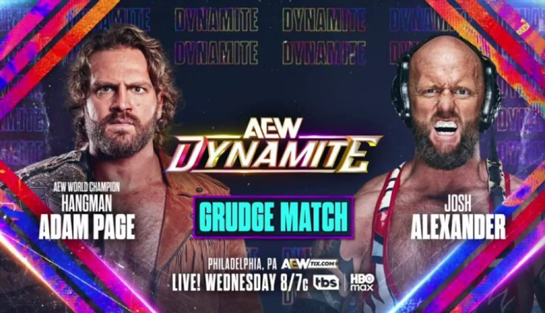Hangman Page vs. Josh Alexander, And More Set For 9/10 AEW Dynamite