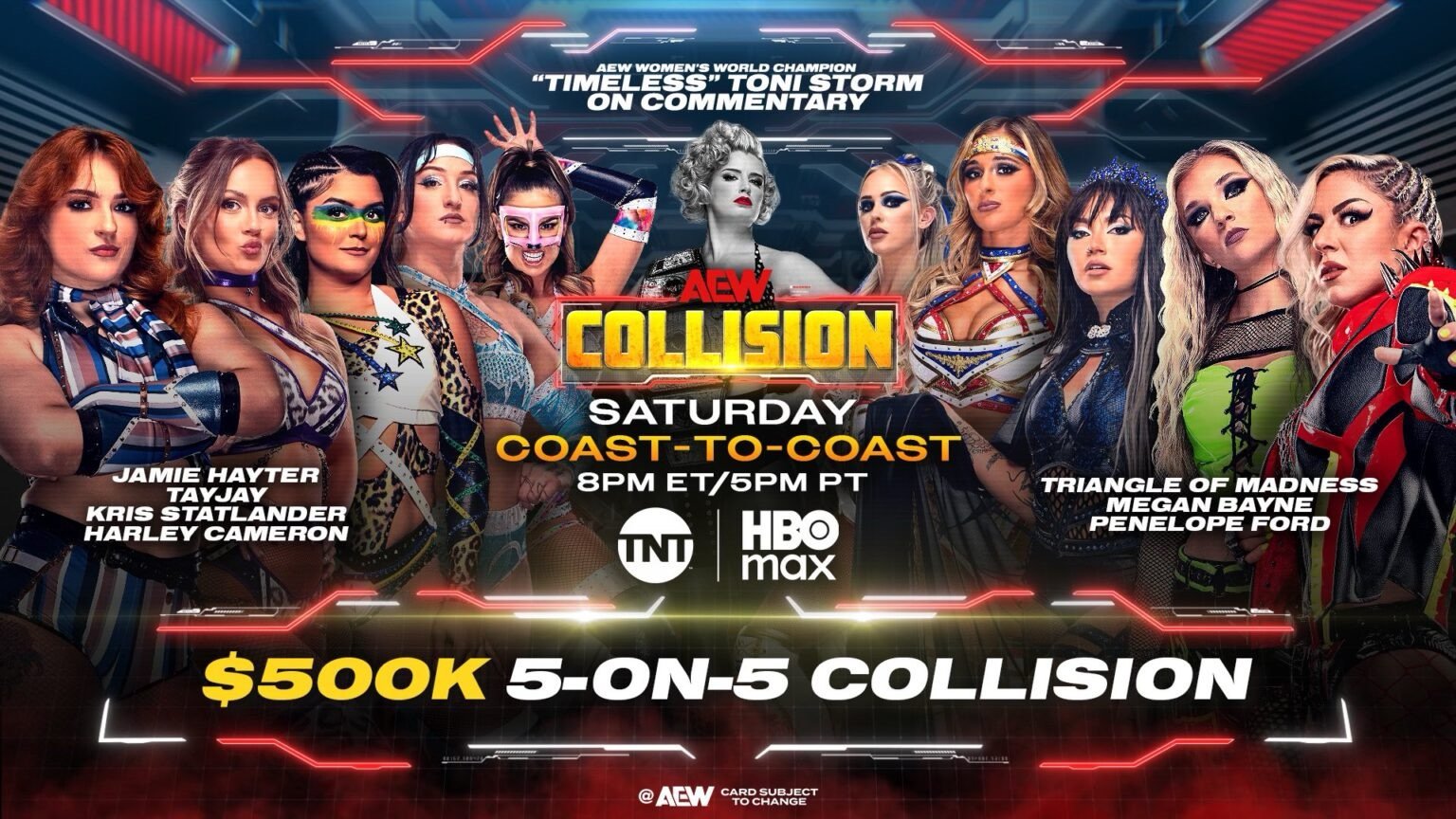 10-Woman Tag Team Match Added to 9/13 AEW Collision