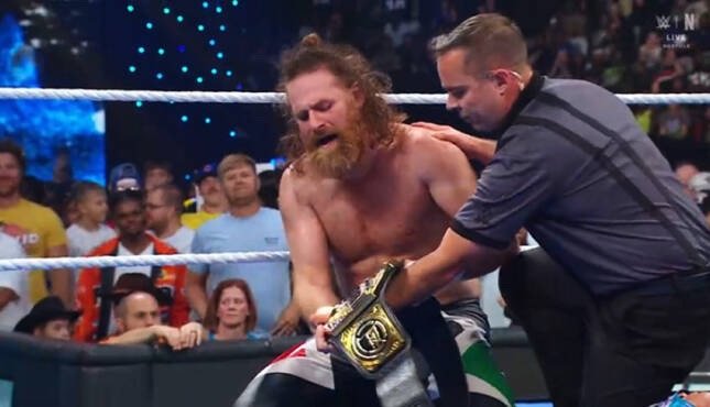 Sami Zayn Retains US Title Against Rey Fenix In WWE Smackdown Open Challenge