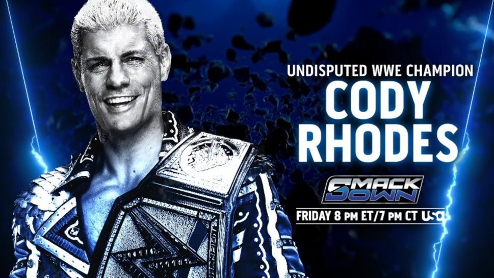 Cody Rhodes Is Set To Appear On 9/19 WWE SmackDown