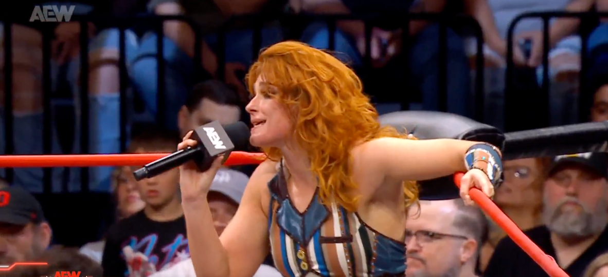 Jamie Hayter Challenges Triangle of Madness to Blood and Guts Match