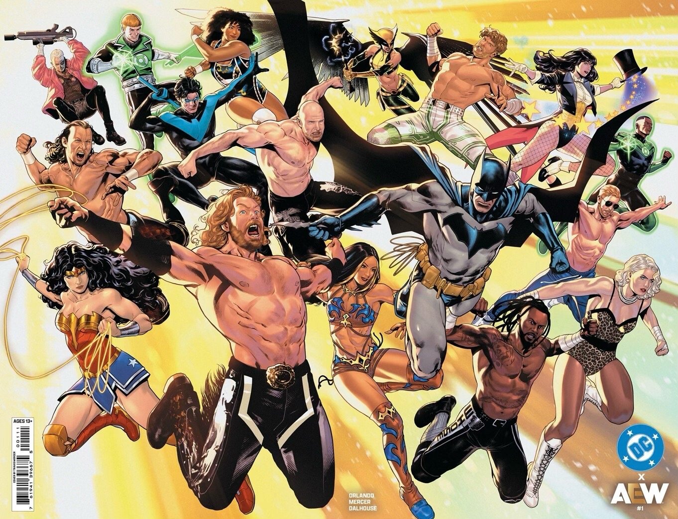 DC and AEW are teaming up For Groundbreaking Comic Book Crossover