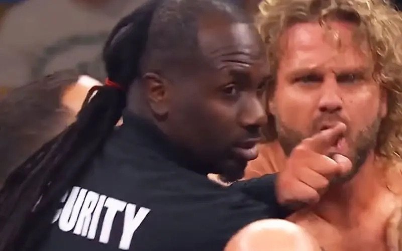Identity of Security Guard From Hangman Page & Samoa Joe Brawl on AEW Dynamite