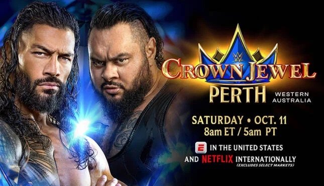 Roman Reigns To Face Bronson Reed In Australian Street Fight At WWE Crown Jewel