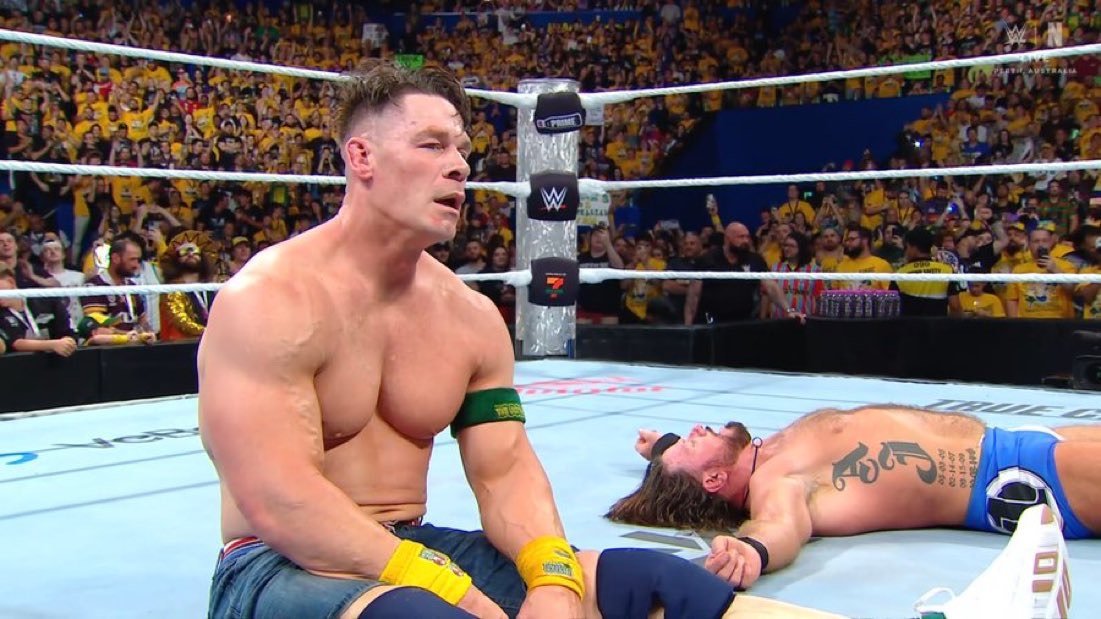 Backstage Reaction To  John Cena And AJ Styles Match At WWE Crown Jewel