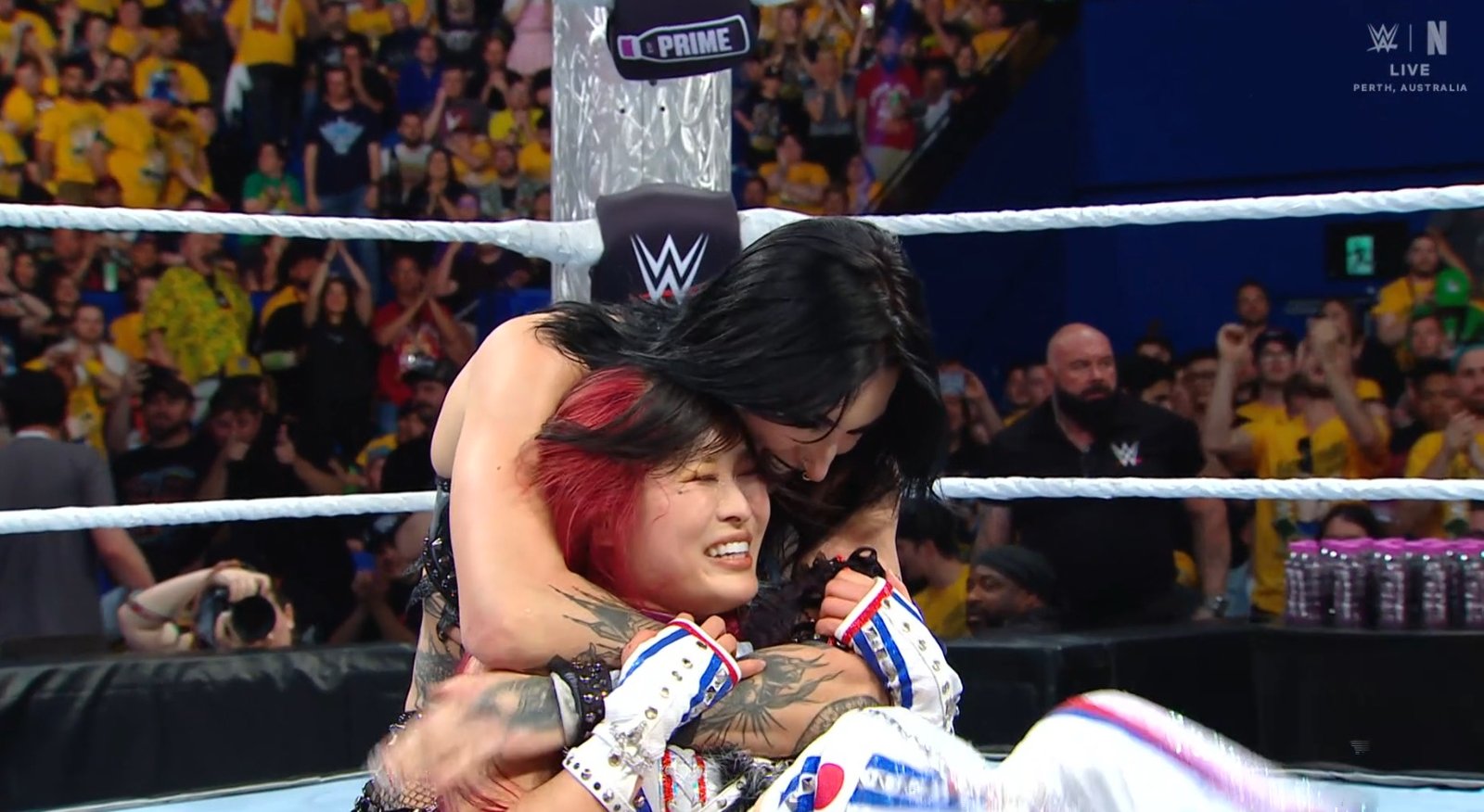 Rhea Ripley & IYO Sky beat Kabuki Warriors At WWE Crown Jewel