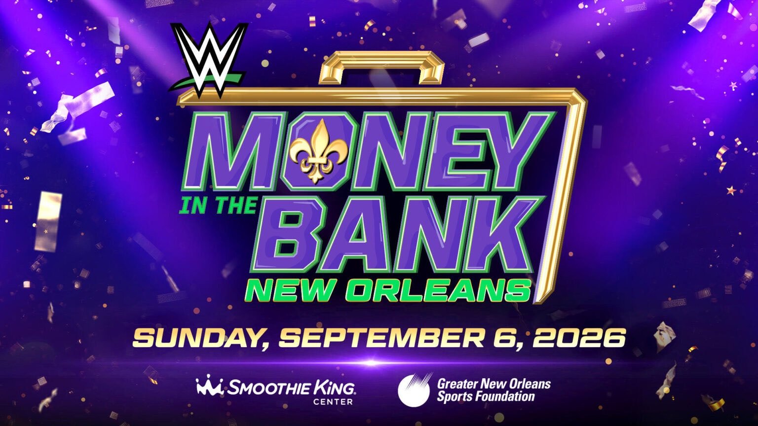 WWE Money In The Bank 2026 Set For New Orleans
