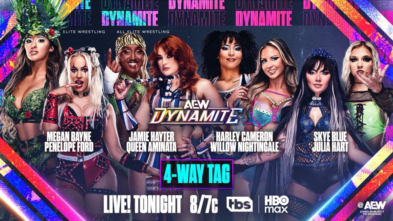 Women’s Four-Way Tag Team Bout Added To 10/22 AEW Dynamite