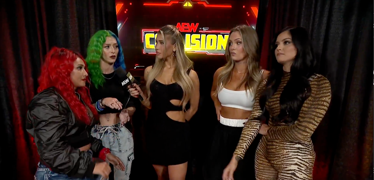 Nixon Newell And Miranda Alize Appear On AEW Collision