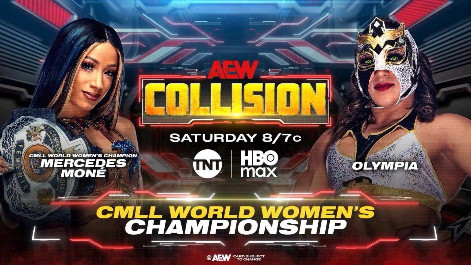 Mercedes Mone To Defend CMLL World Women’s Title On 11/1 AEW Collision