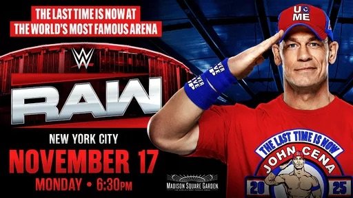 John Cena’s Final WWE Raw Appearance Is Set For Madison Square Garden