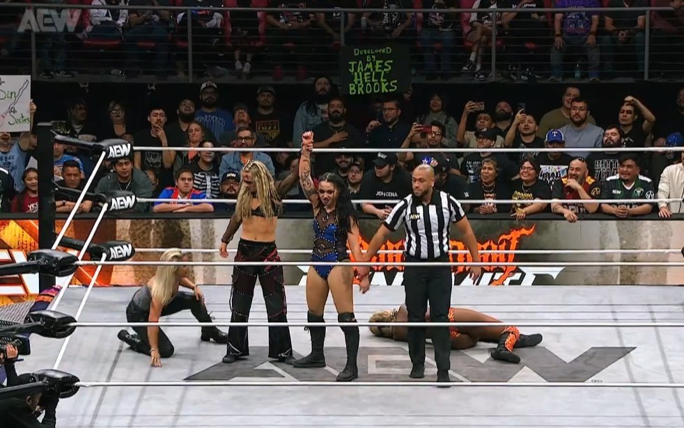 Sisters Of Sin (Julia Hart & Skye Blue) Advance In AEW Women’s Tag Team Championship Tournament 2